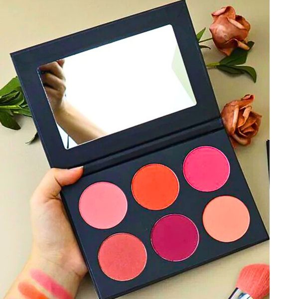 OrgAnnick™ Soft Pop Powder Blush – Multi-Shade Blush Palette (6 Colors)