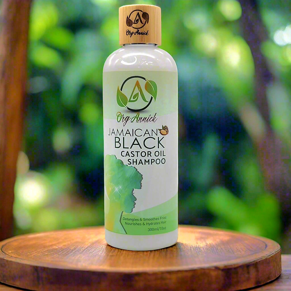 Nourish & Flourish Jamaican Black Castor Oil Shampoo: Nature's Secret to Healthy Hair - 10oz