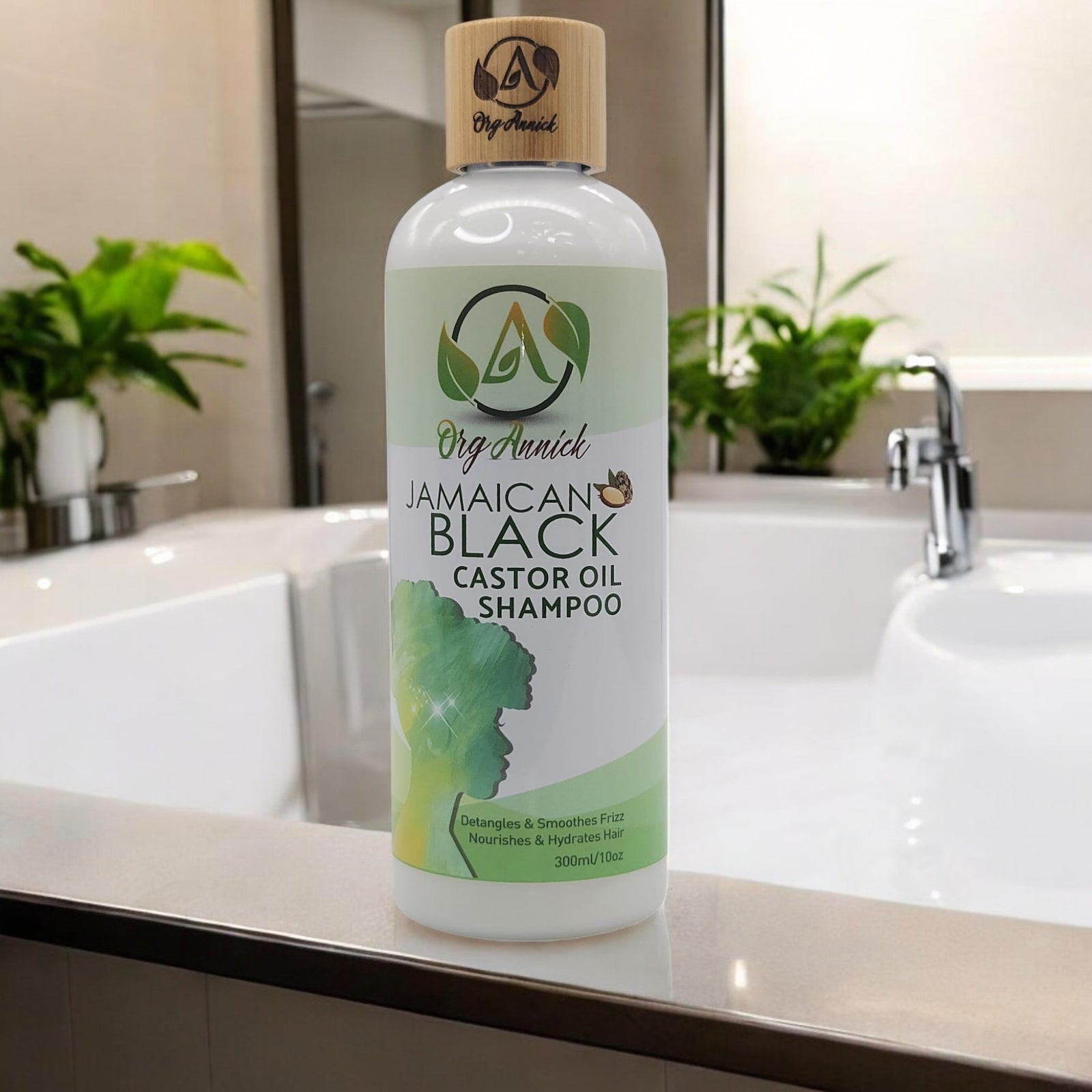 Nourish & Flourish Jamaican Black Castor Oil Shampoo: Nature's Secret to Healthy Hair - 10oz