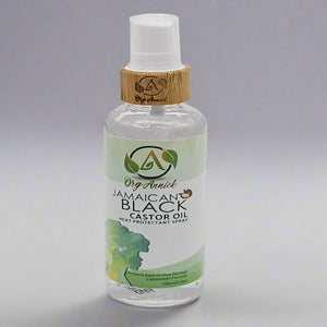 Protect & Detangle: Jamaican Black Castor Oil Heat Protectant Spray & Hair Detangler 3.5 oz