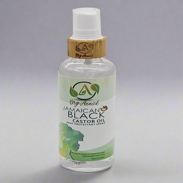 Protect & Detangle: Jamaican Black Castor Oil Heat Protectant Spray & Hair Detangler 3.5 oz