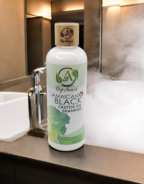 Load image into Gallery viewer, Nourish &amp; Flourish Jamaican Black Castor Oil Shampoo: Nature&#39;s Secret to Healthy Hair - 10oz
