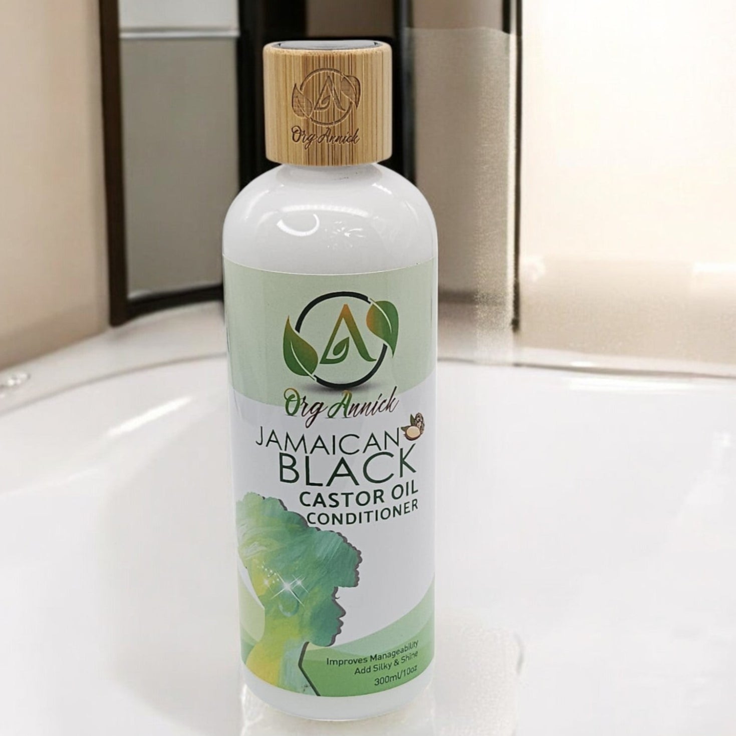Nourish & Flourish Jamaican Black Castor Oil Conditioner: Nature's Secret to Healthy Hair - 10oz