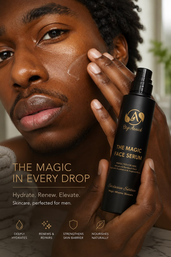 OrgAnnick Men’s Face Serum Magic Mboma Revitalizing & Anti-Aging Serum