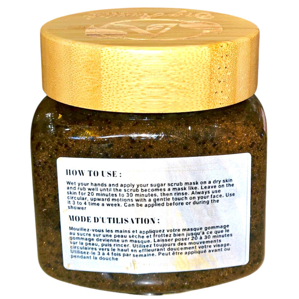 OrgAnnick Coffee Scrub Glow: Natural Ayurvedic Exfoliant for Acne, Dark Spots, Hyperpigmentation and Stretch Marks - 12 oz