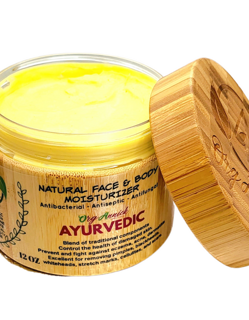 Load image into Gallery viewer, Ayurvedic Skin Perfection Moisturizer - OrgAnnick&#39;s Ayurvedic Formula for Acne Prone Skin, Uneven Tone &amp; Fine Lines. Natural Skin Renewal Moisturizer Repair &amp; Restore Skin Imperfections 12oz

