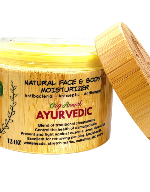 Load image into Gallery viewer, Ayurvedic Skin Perfection Moisturizer - OrgAnnick&#39;s Ayurvedic Formula for Acne Prone Skin, Uneven Tone &amp; Fine Lines. Natural Skin Renewal Moisturizer Repair &amp; Restore Skin Imperfections 12oz
