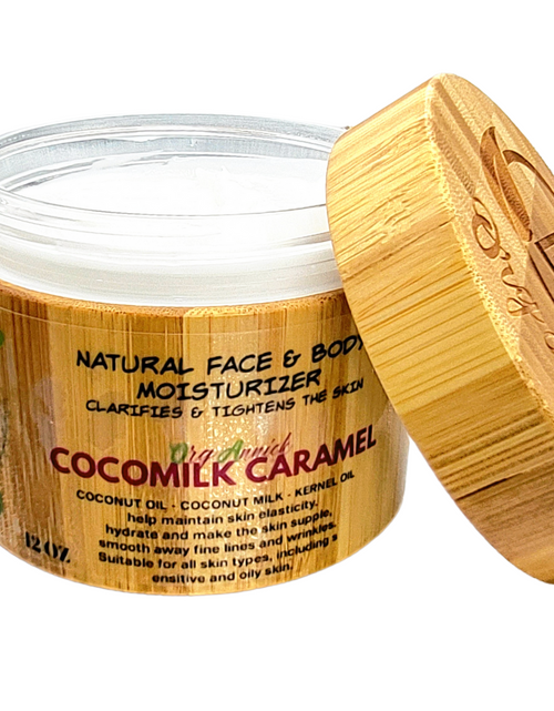 Load image into Gallery viewer, Feeling of Paradise with CocoMilk Caramel Moisturizer Cream - 12 oz
