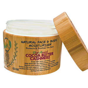 Moisture-starved Cocoa butter Cashmere Moisturizer Cream - 12 oz