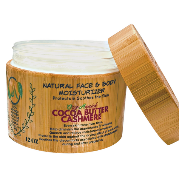 Moisture-starved Cocoa butter Cashmere Moisturizer Cream - 12 oz